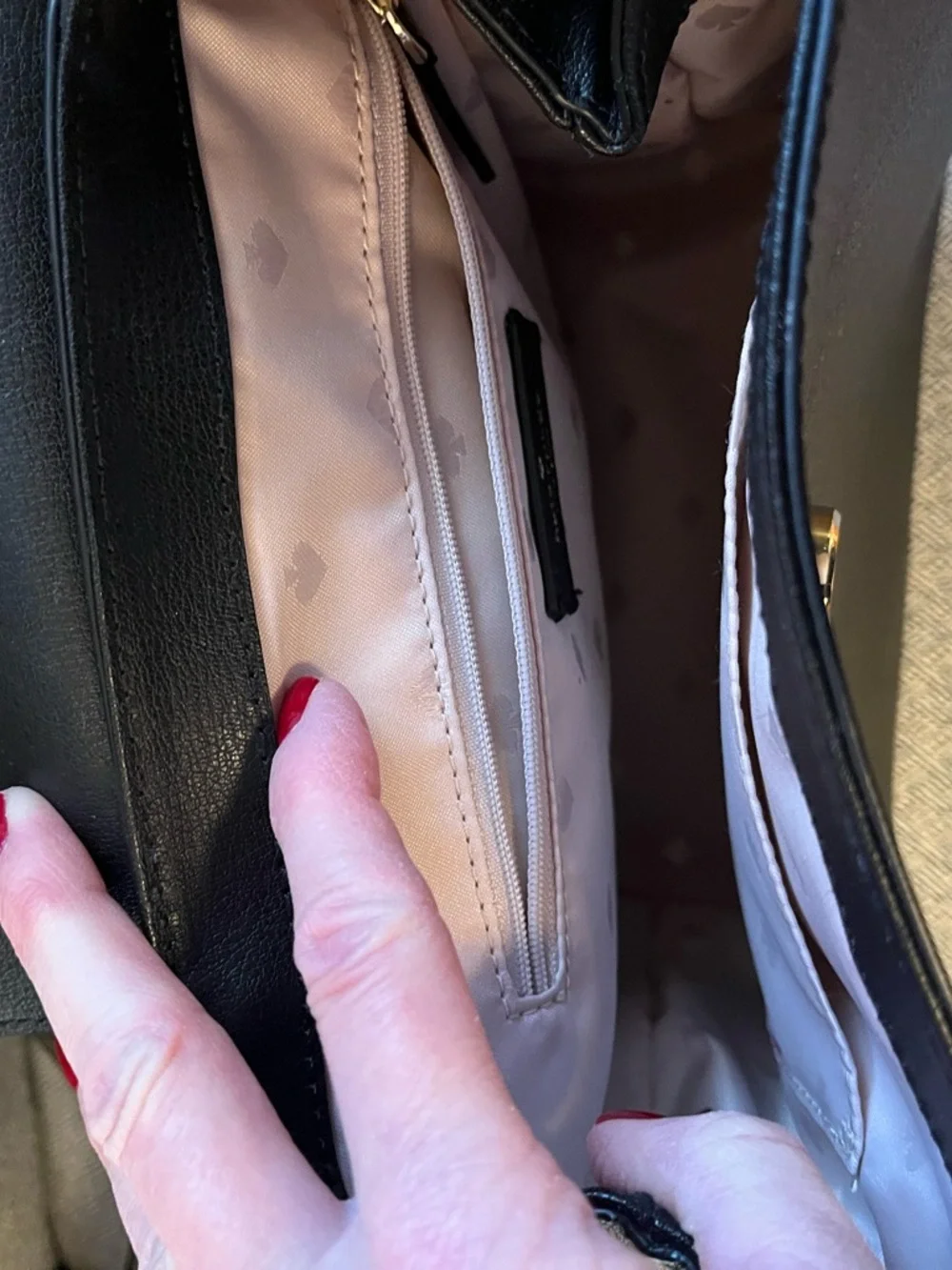 ♠️ Kate Spade Adel Black Leather Backpack - Picture 11 of 11